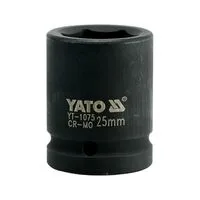 Головка торцевая ударная 6-гранная квадрат 3/4 ", М = 25 мм, L = 50 мм, YT-1075 YATO