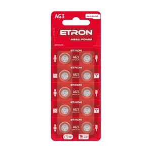 ETRON Mega Power AG 3 LR41 Blister 10 pcs AG 3-С10