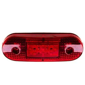 Повторитель габарита (палец овал) 9 LED 12/24V красный (EK-131-red)