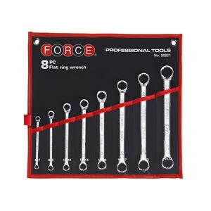 Набор накидных ключей прямых 8пр. (50821 Force)