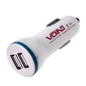 Автомобильное зарядное устройство VOIN C-2023W 2USB (12/24V - 5V 2,1A) (C-2023W)