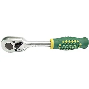1/4" Тріскачка з гумовою ручкою для біт, 20 зуб. L=130мм, 802202 Force