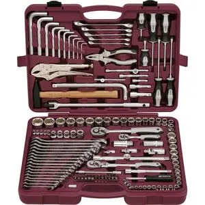 Набор инструмента универсальный 1/4", 3/8", 1/2"DR, 142 предмета, UTS0142 THORVIK