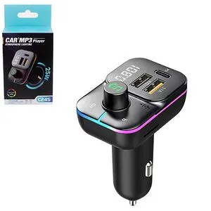 Модулятор FM 5в1 C245 12-24v Bluetooth (C245)