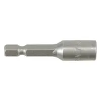 Насадка торцевая магнитная 6-гранная HEX М7 x 48 мм. HEX Ø = 1/4 ", YT-1502 YATO