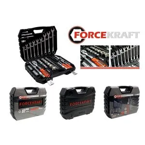 Набор инструментов 82пр. 1/2" , 1/4" (6гр.), FK-4821-5 FORCEKRAFT