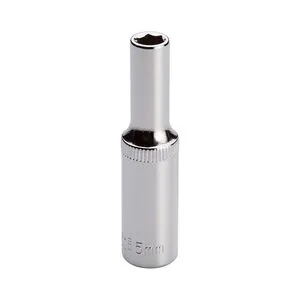 Головка шестигранная удлиненная 1/4", 5мм, Cr-V. STORM, INTERTOOL ET-0454