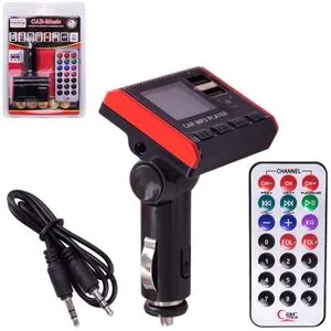 Модулятор FM 8в1 Car-Music 12-24v + 2USB + AUX 55113 (55113 Car-Music)