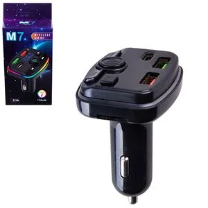 Модулятор FM 5в1 M7 12-24v Bluetooth (M7)