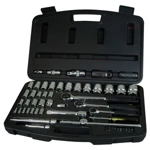 Набор инструментов 1/4"+3/8"+1/2", 60 ед .(головки, трещотки, биты) STANLEY 1-94-657