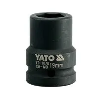Головка торцевая ударная 6-гранная квадрат 3/4 ", М = 19 мм, L = 50 мм, YT-1070 YATO