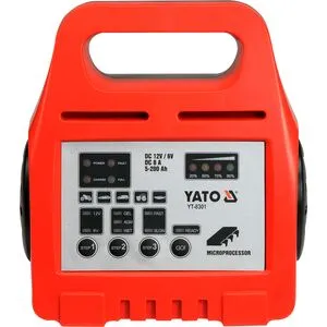 Зарядное устройство 6/12 V, 8 А, 5-200 Ah, YT-8301 YATO