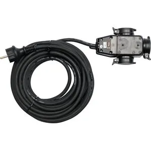 Удлинитель 10м 3х1, 5 IP44 с тройником, YT-8116 YATO