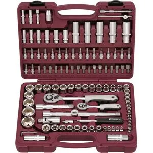 Набор инструмента универсальный 1/4", 1/2"DR, 108 предметов, UTS0108 THORVIK
