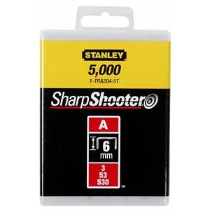 Скоба для степлера "Light Duty" тип "А", h = 4 мм, 1000 шт., 1-TRA202T STANLEY
