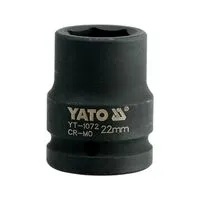 Головка торцевая ударная 6-гранная квадрат 3/4 ", М = 22 мм, L = 50 мм, YT-1072 YATO
