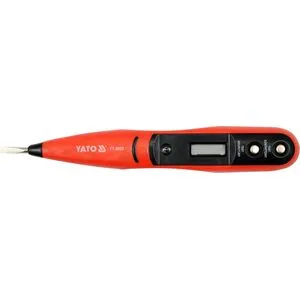 Тестер напруги цифровий 12-250V LCD, YT-2863 YATO