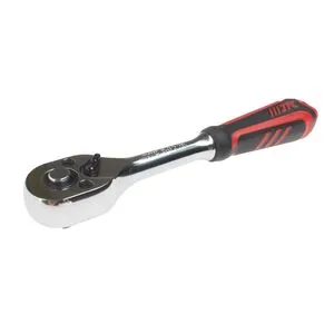 Тріскачка 72 зубця 1/4" 150мм гумова ручка, 5022B JTC