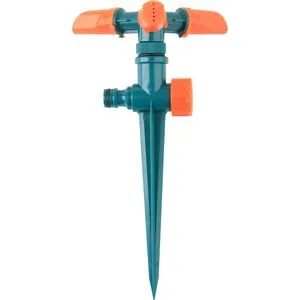 Ороситель вращающийся 3-сторонняя на колу, к шлангу 1/2 ", ABS-пластик, 89262 FLO