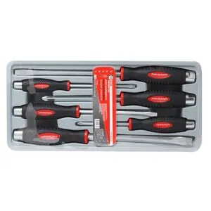 Набір викруток силових 6ін. PH2,3.SL5.5,6.5,10,12 в лотку, FK-2069 FORCEKRAFT