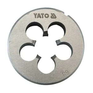 Плашка М6 х 1 мм, HSS М2, m = 20 г, YT-2963 YATO