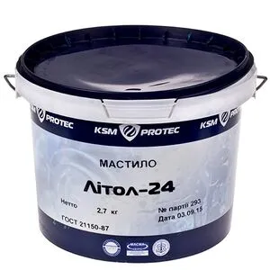 Смазка Литол-24 KSM Protec ведро 2,7 кг KSM-L2427