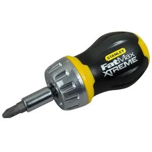 Викрутка + 6 насадок реверсивна коротка XTREME MULTIBIT STUBBY, 0-69-221 Stanley
