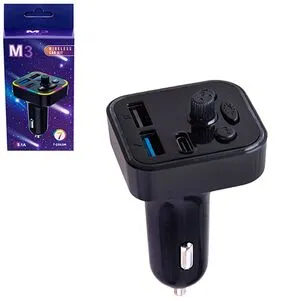 Модулятор FM 5в1 M3 12-24v Bluetooth (M3)