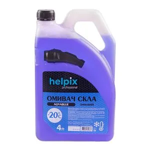 Омыватель стекол зимний HELPIX 4Л "-20" (AQVABLUE) с носиком (4733)