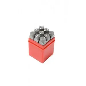 Набор штампов цифровых 6 мм, 9 ед., в пластиковом футляре, RF-00906D ROCKFORCE
