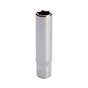 Головка шестигранная удлиненная 1/4", 8мм, Cr-V. STORM, INTERTOOL ET-0458