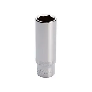 Головка шестигранная удлиненная 1/4", 12мм, Cr-V. STORM, INTERTOOL ET-0462