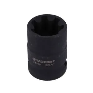 Насадка 1/2" 22mm 7-угол. До тормозных суппортов, QS70022 QUATROS