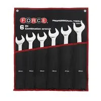 Набор комбинированных ключей на полотне 6 пр. (32 - 46 мм) (50651 Force)