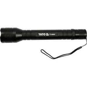 Фонарь светодиодный XPL CREE, Р = 10 Вт, Ф = 1000 lm живлен- 4 х R14 батарей. Ø = 46 мм x 254 мм, YT-08567 YATO