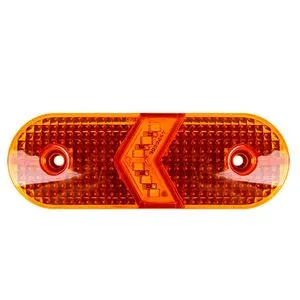 Повторитель габарита (овал стрелки) 6 LED 12/24V желтый (EK-135 yellow)