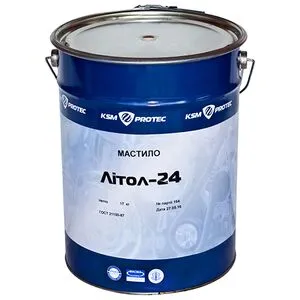 Смазка Литол-24 KSM Protec ведро 17 кг KSM-L2417