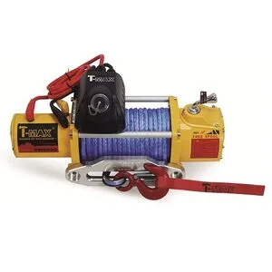 Лебедка T-MAX PEW-9500 12V/4,1т/PERFORMANCE SERIES/RADIO/синт.трос 9,4mm*28m