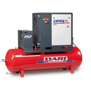 Компрессор роторный 500л, 10бар, 1850л/мин, 15кВт Dari DRQ 20E-500F