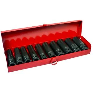 AmPro. Набор длинных ударных головок 1/2" 10-24мм, 10 предметов (A5614)