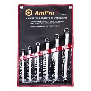 AmPro. Набор ключей накидных угол 75° (6-32мм) 12ед.  (T40692)