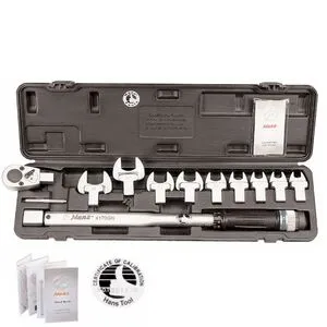 Динамом. ключ 1/2"DR 40-210 НМ + к-т переходников (4673 HANS tools)