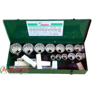 Набор торц головок 1"DR 32-85мм,17предм. (8617M HANS tools)