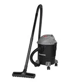 Пылесос строительный 1.2 кВт, бак 20 л., пластик, 17кПа, INTERTOOL DT-1020