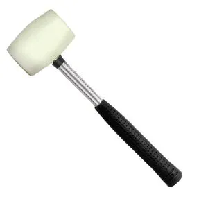 Киянка гумова 450 г.,бiла гума,металева ручка, HT-0227 INTERTOOL