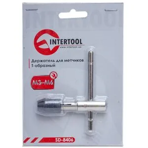 Держатель для метчиков Т-образный M3-M6 (SD-8406 Intertool)