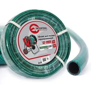Шланг для поливу 3- х шаровий 1/2 ", 30м, армований PVC, GE-4025 INTERTOOL