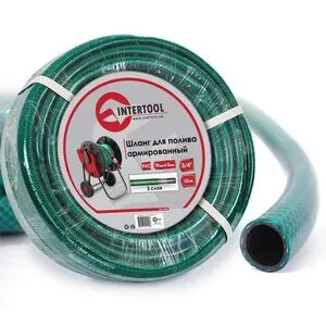 Шланг для поливу 3- х шаровий 3/4", 10м, армований PVC, GE-4041 INTERTOOL