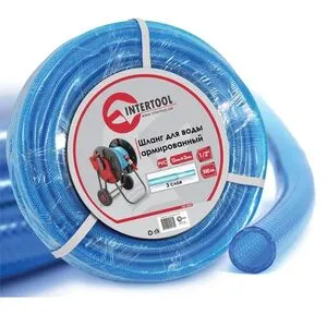 Шланг для воды 3-х слойный 1/2", 100м, армированный PVC (GE-4057 Intertool)