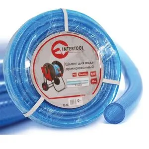 Шланг для води 3-х шаровий 3/4 ", 20м, армований, PVC, GE-4073 INTERTOOL